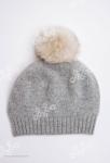 Берет с помпоном из 100% монгольской шерсти         (арт. 05158)