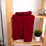 Набор вафельных полотенец Премиум 3 шт 066 бордо