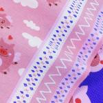 Набор вафельных полотенец 3 шт 1082/3 Поросята в облаках цвет розовый