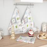 Набор полотенц рогожка 3 шт 11795/1 Хюгге