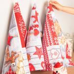 Набор полотенц рогожка 3 шт 10731/1 Чудеса