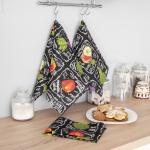 Набор вафельных полотенец 3 шт 35/75 см 3022-3 Фреш-бар