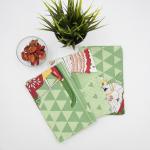 Набор вафельных полотенец 3 шт 45/60 см 3028-2 Мышиный король