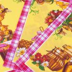 Набор вафельных полотенец 3 шт 427/3 Мед цвет розовый