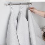 Набор полотенец рогожка 3 шт 45/60 см 10962/2 Лен серый