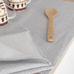 Набор полотенец рогожка 3 шт 45/60 см 10962/2 Лен серый