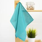 Набор вафельных полотенец 3 шт 35/50 см цвет бирюзовый, петелька