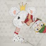 Набор вафельных полотенец 3 шт 45/60 см 3028-3 Мышиный король