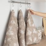 Набор полотенец рогожка 3 шт 45/60 см 11796/1 Шишкин лес