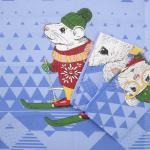 Набор вафельных полотенец 3 шт 45/60 см 3028-1 Мышиный король