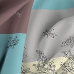 Комплект постельного белья рис.4990-2 Миндаль