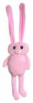 Игрушка с пледом 9527 - 35 ЗАЙКА ДЛИННОЕ УХО - ДЛИННАЯ НОГА - розовый р-р 130х160