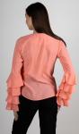 Блузка женская рукав волан 253022, размер 42,44,46,48