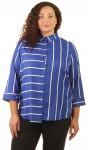 Блузка женская в полоску 253785, размер 50,52,54,56