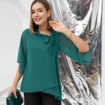 Блуза Невероятная красотка (малахит)