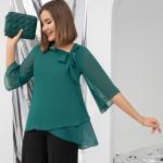 Блуза Невероятная красотка (малахит)