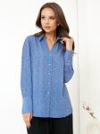 Блуза из креп-шифона в горох 220835-4722