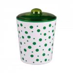 Банка  2л  Горошек зелен.-белый. с кр.