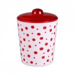 Банка  2л  Горошек красно.-белый. с кр.
