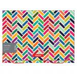 Папка 12 отделений Berlingo Geometry А4, 330*240*25 мм, 700 мкм, на резинке, c рисунком, XF4_12102