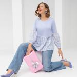 Блуза Закрутила роман (Ice lavander)