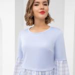 Блуза Закрутила роман (Ice lavander)
