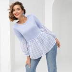 Блуза Закрутила роман (Ice lavander)