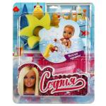 Аксессуары для кукол 29 см комплект акс для Софии, ванна, блист КАРАПУЗ в кор . 36 шт