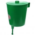 "Садовник" Рукомойник пластмассовый 4л, д18см, h19,5см, зеленый, ГОСТ Р 50962-96 (Россия)