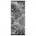 "Missoni-3023" Полотенце махровое 50х90см, плотность 375гр/м2, 100% хлопок, велюр, черный (коричневый), Bolangde (Китай)