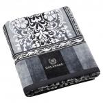 "Missoni-3025" Полотенце махровое 100х150см, плотность 375гр/м2, 100% хлопок, велюр, серый, Bolangde (Китай)