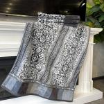 "Missoni-3025" Полотенце махровое 100х150см, плотность 375гр/м2, 100% хлопок, велюр, серый, Bolangde (Китай)