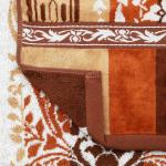 "Missoni-3025" Полотенце махровое 50х90см, плотность 375гр/м2, 100% хлопок, велюр, коричневый, Bolangde (Китай)