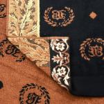 "Missoni-3027" Полотенце махровое 50х90см, плотность 375гр/м2, 100% хлопок, оранжевый, Bolangde (Китай)