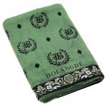 "Missoni-3027" Полотенце махровое 70х140см, плотность 375гр/м2, 100% хлопок, зеленый, Bolangde (Китай)