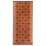 "Missoni-3027" Полотенце махровое 70х140см, плотность 375гр/м2, 100% хлопок, велюр, оранжевый, Bolangde (Китай)