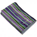 "Missoni-3004" Полотенце махровое 70х140см, плотность 375гр/м2, 100% хлопок, велюр, сиреневый, Bolangde (Китай)