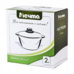 Кастрюля Гранит 2 л, с крышкой, антипригарн.покрытие, д/всех типов плит (кроме индукции) 42701 Мечта