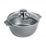 Кастрюля Гранит 3 л, с крышкой, антипригарн.покрытие, д/всех типов плит (кроме индукции) 43701 Мечта