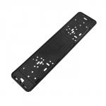 Держатель номера "Стразы", нержавеющая сталь, подложка пластик