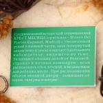 Амулет "Крест месяца" ("бдительный наблюдатель, видящий в темноте") , длина 68см