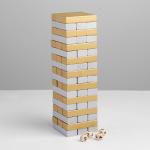 Головоломка дженга «Золото-серебро» 8?8?30 см