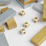 Головоломка дженга «Золото-серебро» 8?8?30 см