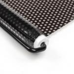 Автомобильная шторка на стекло, раздвижная 40?125 см, цвет черный