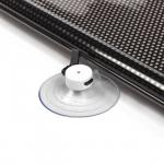 Автомобильная шторка на стекло, раздвижная 40?125 см, цвет черный