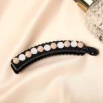 Банан для волос "Амелия" бусины, 10 см