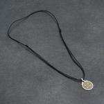 Амулет "Клевер удачи", (мед/сталь)