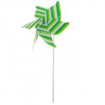 Ветерок «Полосатик», цвет зелёный