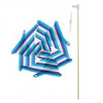 Ветерок «Полосатик», цвет синий