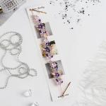 Аксессуар для волос "Эрика" бабочки и цветочки, 21 см